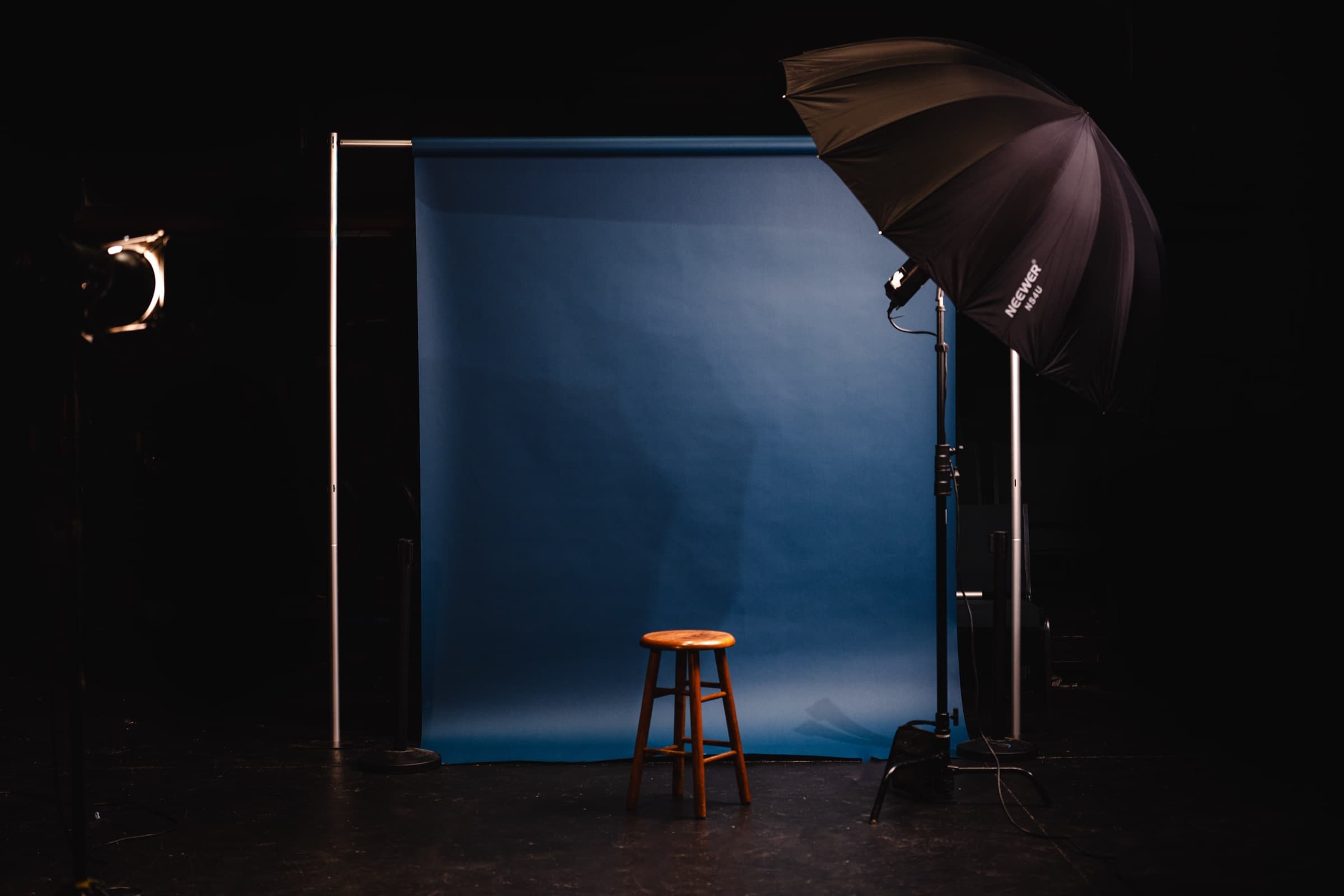 Professional studio headshot session